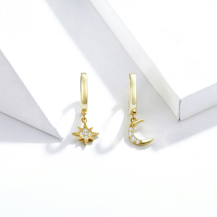 Cercei argint soarele si luna [6]