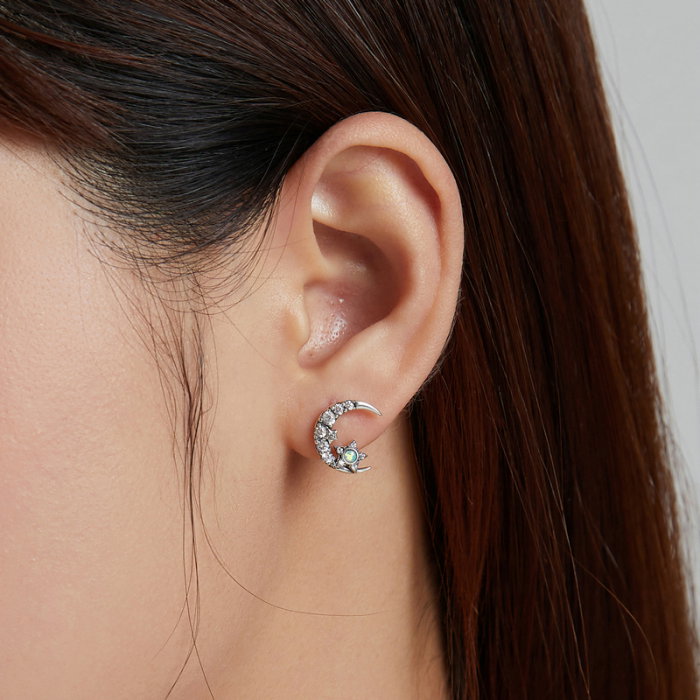 Cercei argint soarele si luna [2]