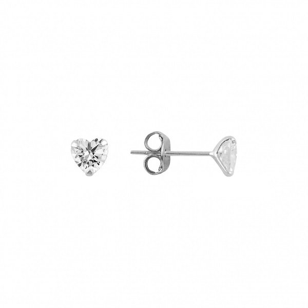 Cercei argint Solitaire cu zirconii [1]