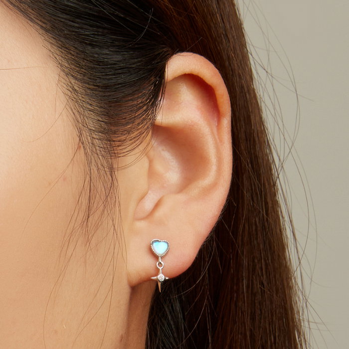 Cercei argint steaua dragostei [7]