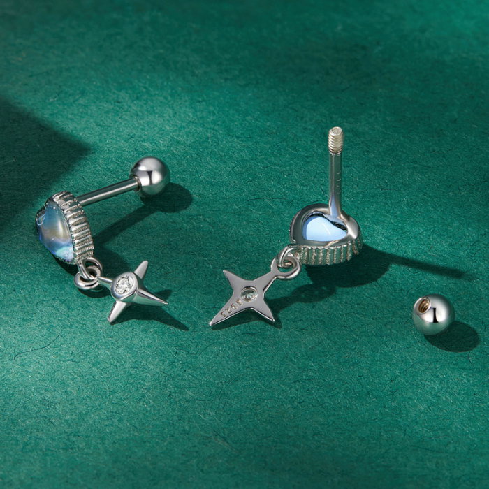 Cercei argint steaua dragostei [6]