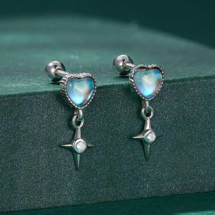 Cercei argint steaua dragostei [3]