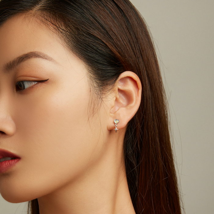 Cercei argint steaua dragostei [2]