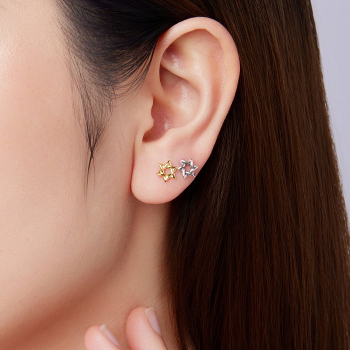 Cercei argint Steaua lui David [13]