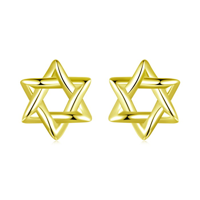 Cercei argint Steaua lui David [1]