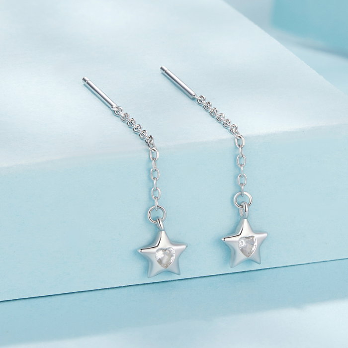 Cercei argint stelute [3]