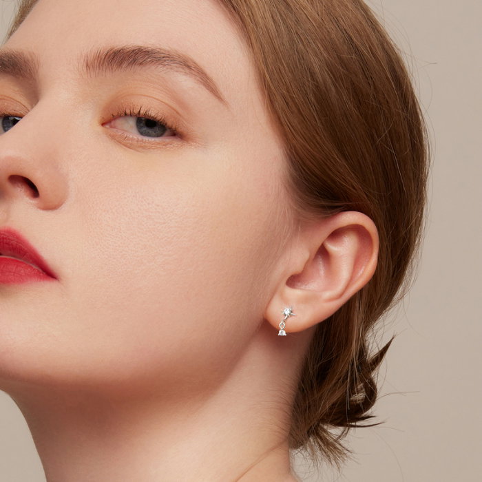 Cercei argint stelute [6]