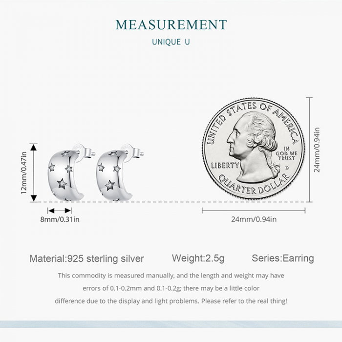 Cercei argint stelute [10]