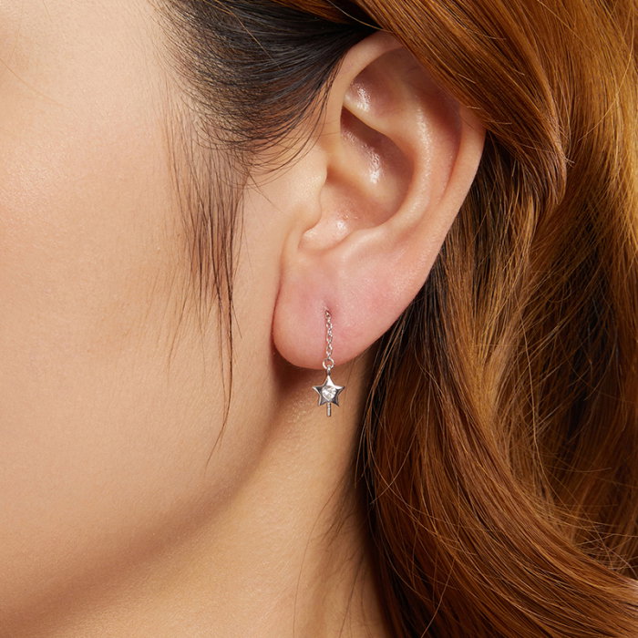 Cercei argint stelute [8]