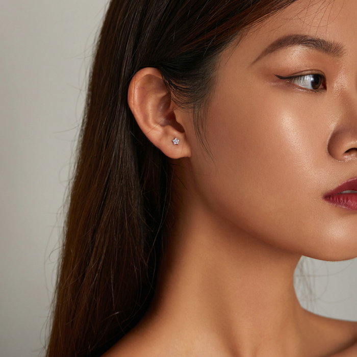 Cercei argint stelute cu zirconii [7]