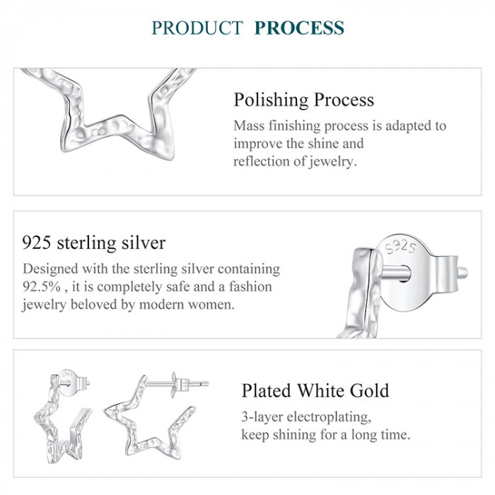 Cercei argint stelute [9]