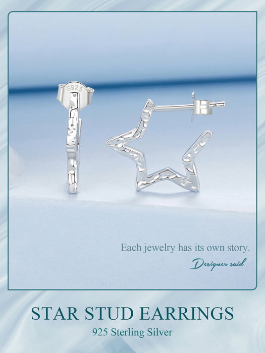 Cercei argint stelute [12]