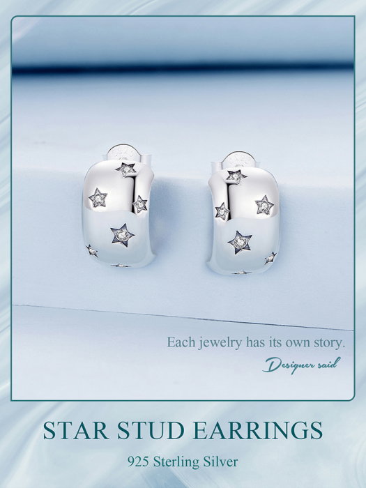 Cercei argint stelute [12]