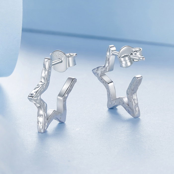 Cercei argint stelute [5]