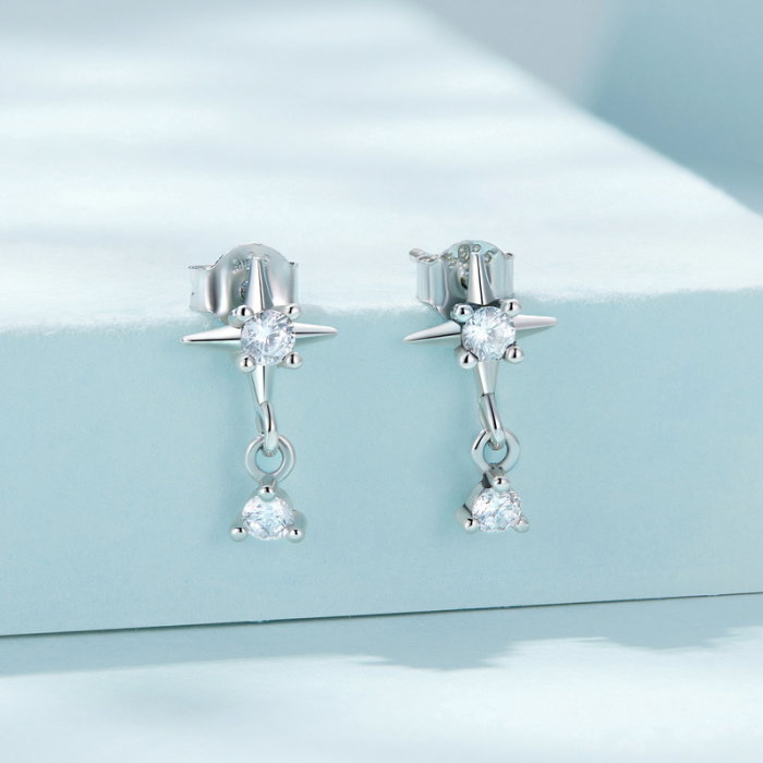 Cercei argint stelute [2]