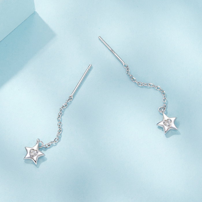 Cercei argint stelute [7]