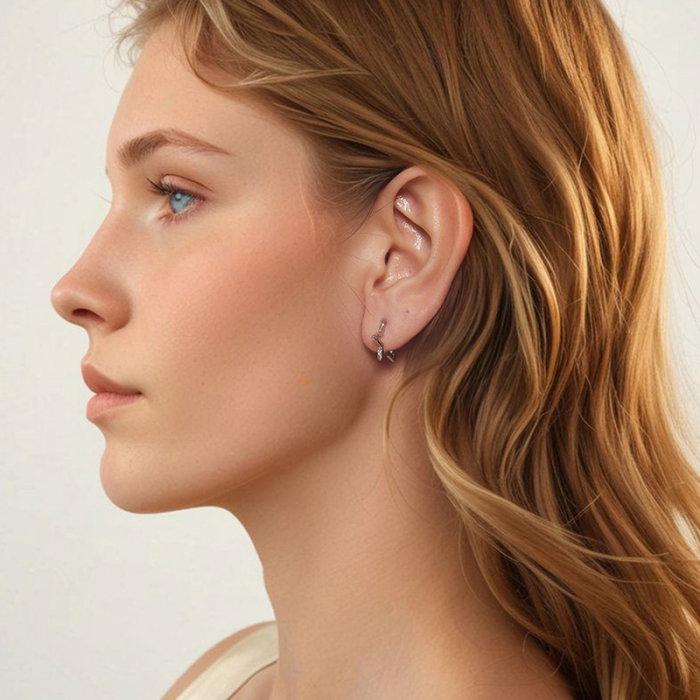 Cercei argint stelute [4]