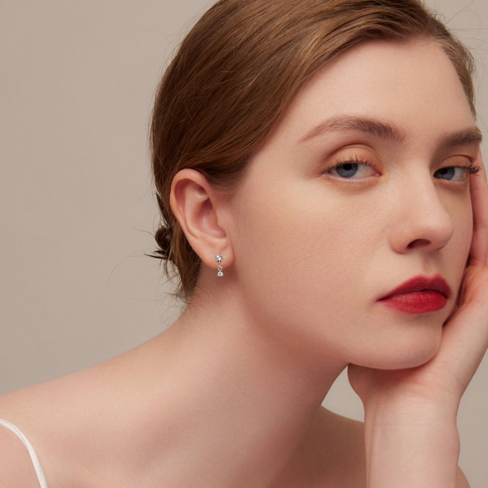 Cercei argint stelute [5]