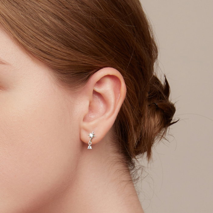 Cercei argint stelute [7]