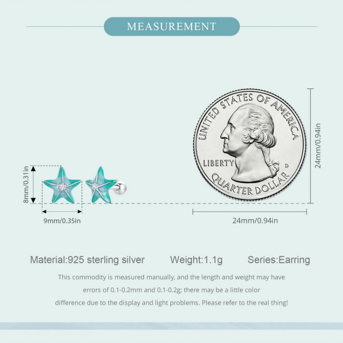 Cercei argint stelute de mare [10]