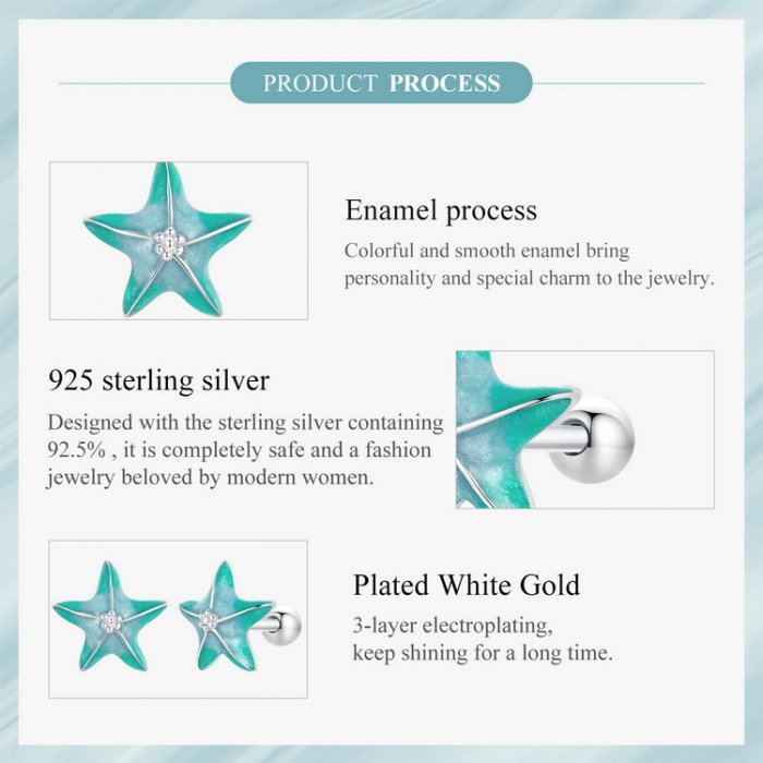 Cercei argint stelute de mare [11]