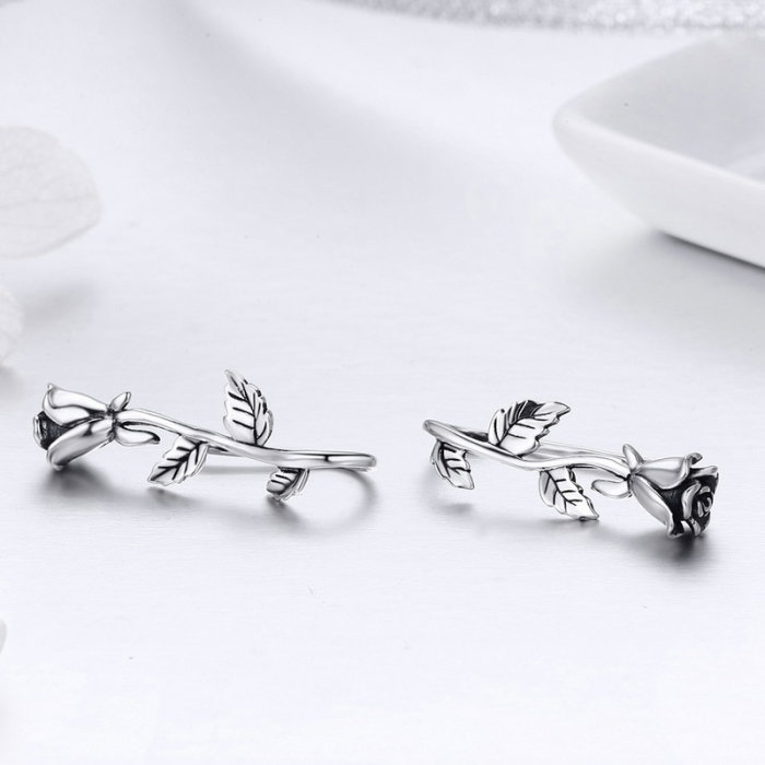 Cercei argint trandafiri [3]