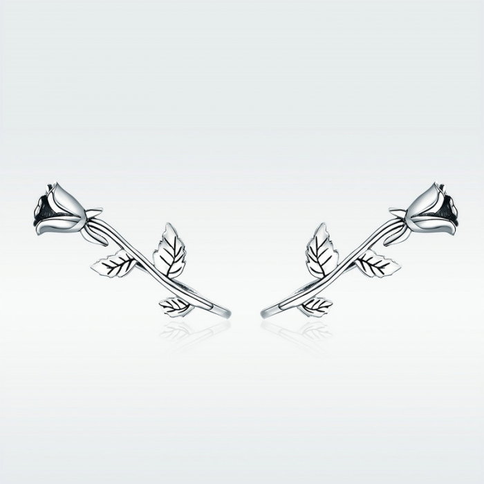 Cercei argint trandafiri [6]