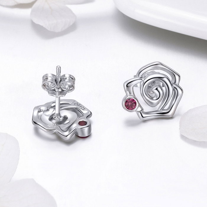 Cercei argint trandafiri [3]