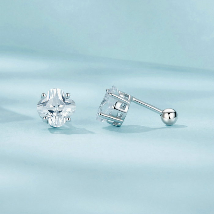 Cercei argint trifoi cu patru foi [7]