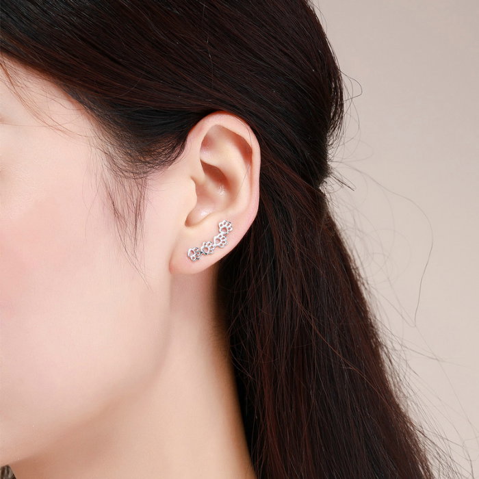 Cercei argint labute [2]