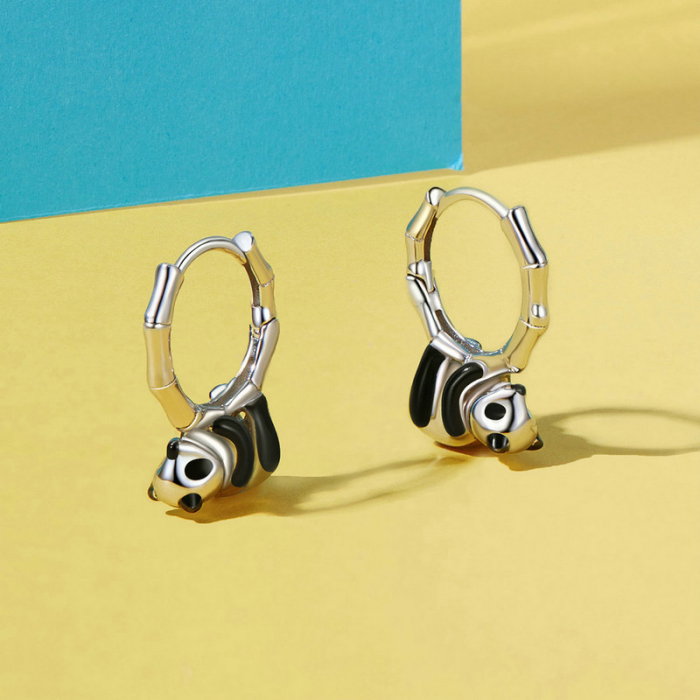 Cercei argint ursuleti panda [3]