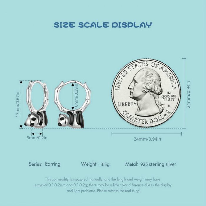 Cercei argint ursuleti panda [10]