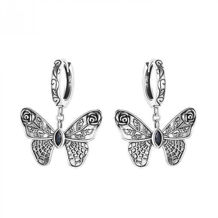 Cercei argint vintage cu fluturi [1]