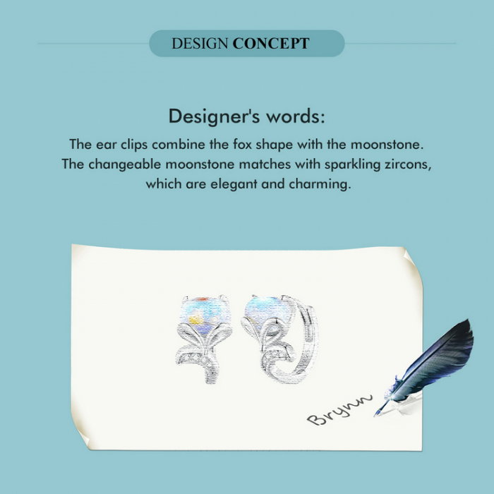 Cercei argint vulpe [9]