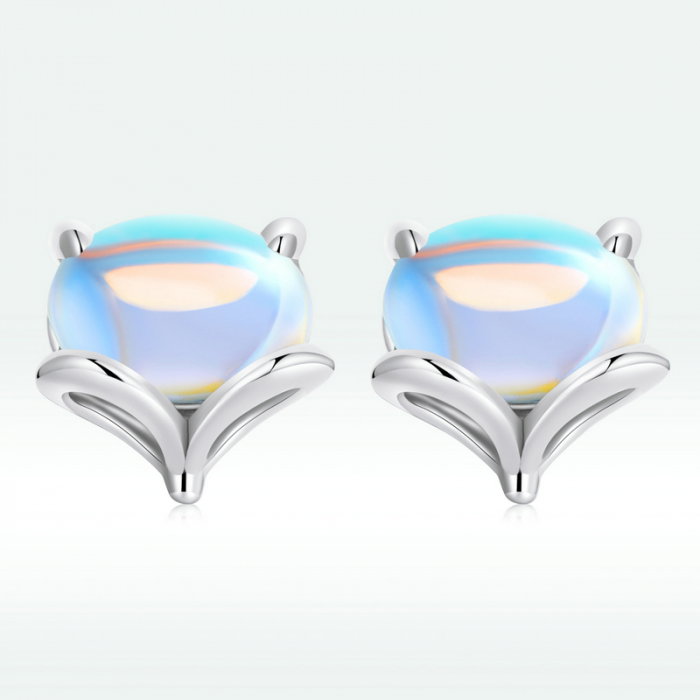 Cercei argint vulpite cu piatra lunii [8]