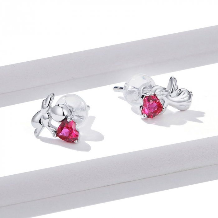 Cercei asimetrici cu Ingerasi Indragostiti [3]