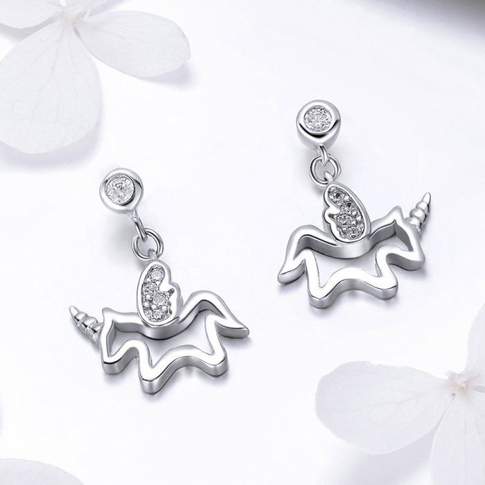 Cercei din argint Baby Unicorn [2]