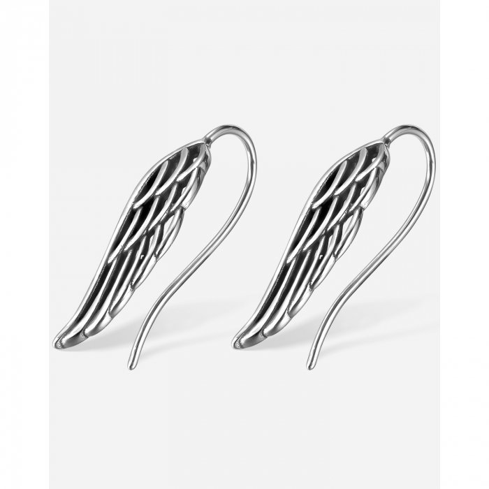 Cercei inox aripi de inger [8]