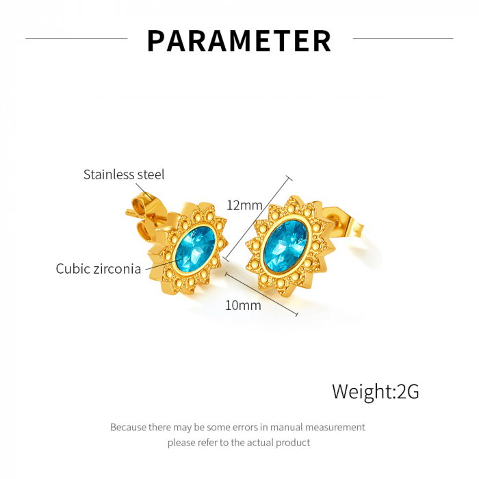 Cercei inox White Diamond [6]