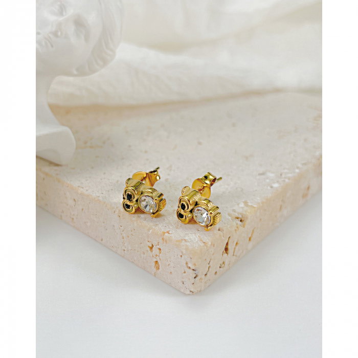 Cercei inox bufnite [2]