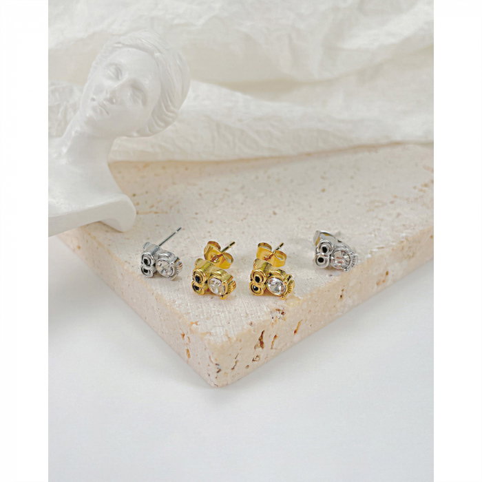 Cercei inox bufnite [7]