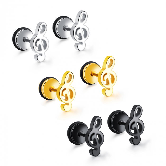 Cercei inox Cheia Sol [7]