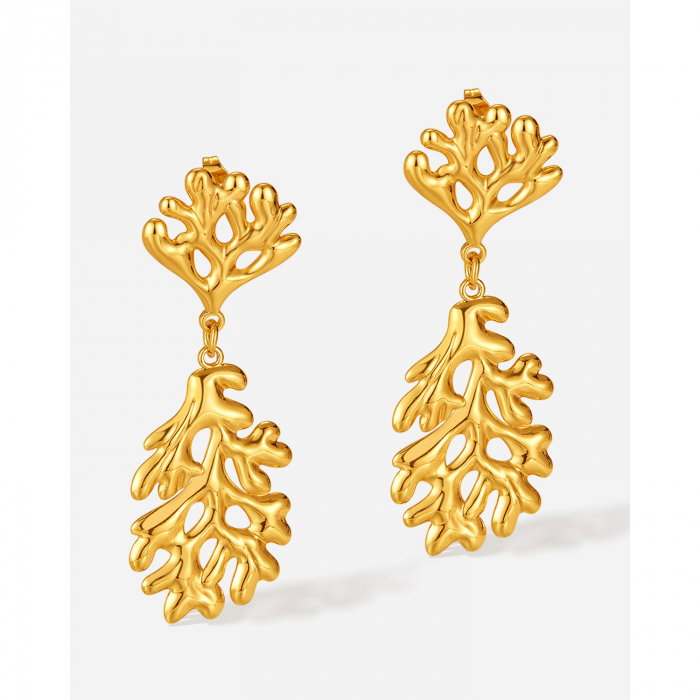 Cercei inox coral [8]