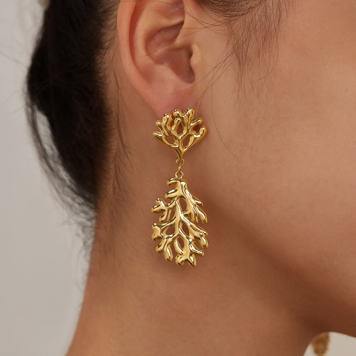 Cercei inox coral [12]