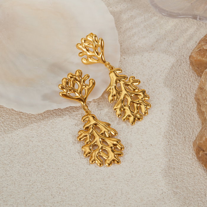 Cercei inox coral [9]