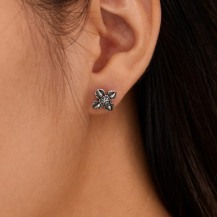 Cercei inox cruce stilizata [12]