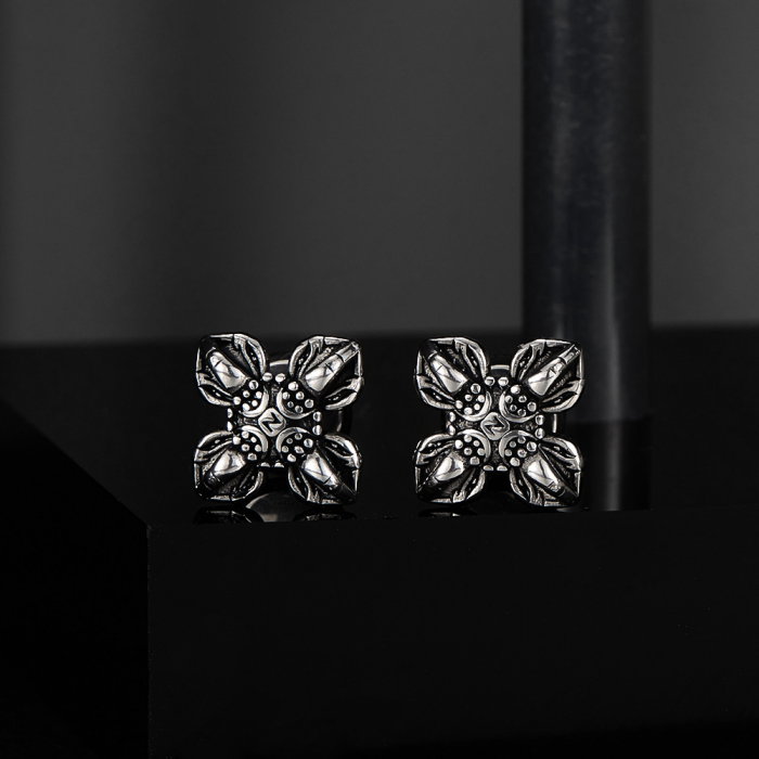 Cercei inox cruce stilizata [14]