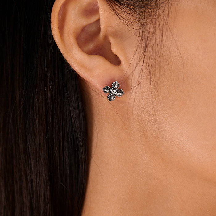 Cercei inox cruce stilizata [4]