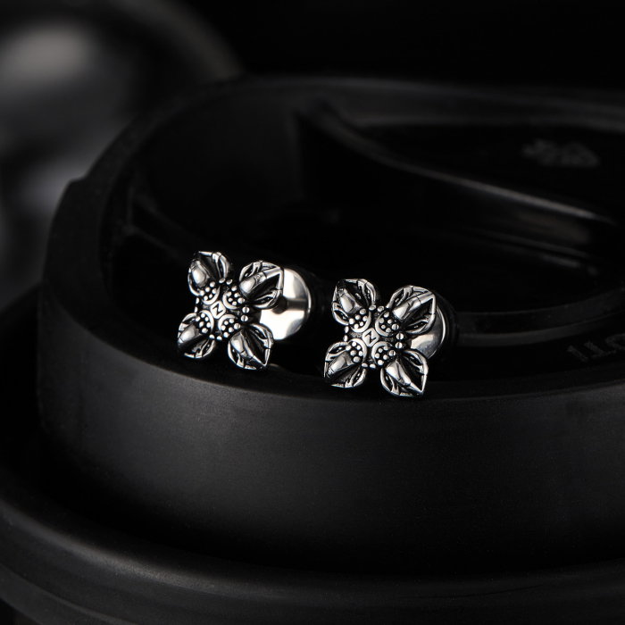 Cercei inox cruce stilizata [9]