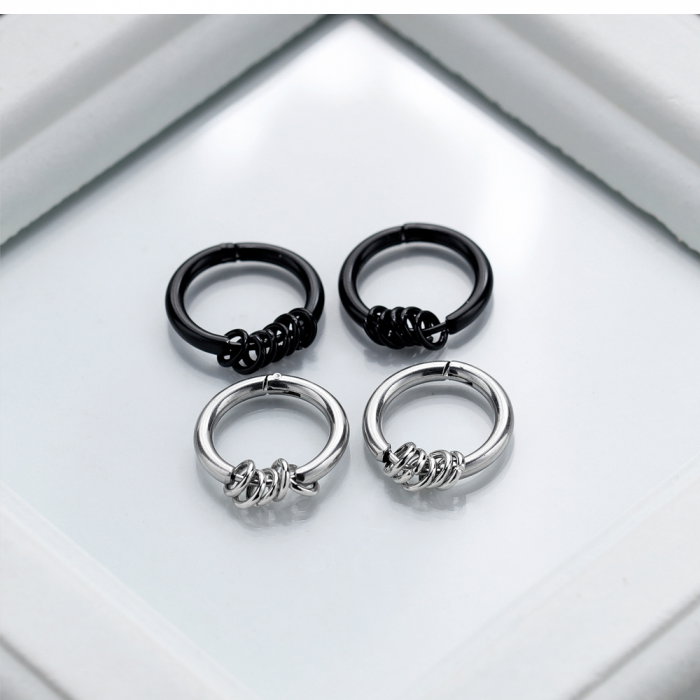 Cercei inox cu cercuri 19 mm [4]